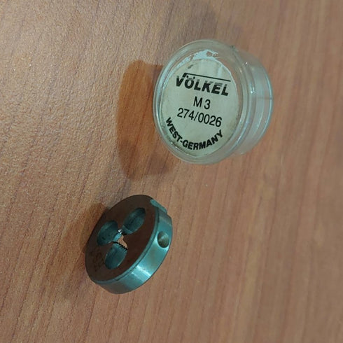 Metric Thread Die M 3 HSS, 27426